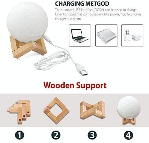 3D Moon Light lamp