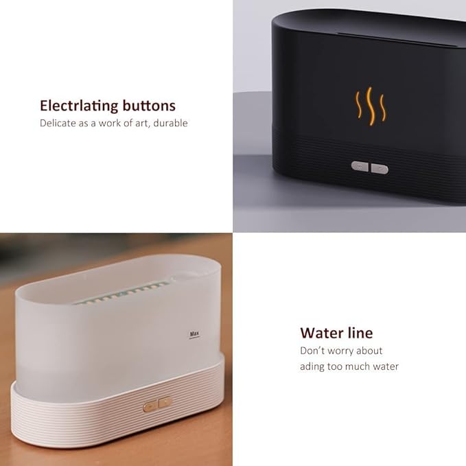 Aromatherapy Flame Light Mist Humidifiers