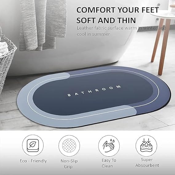 Bathroom Print Door Mat