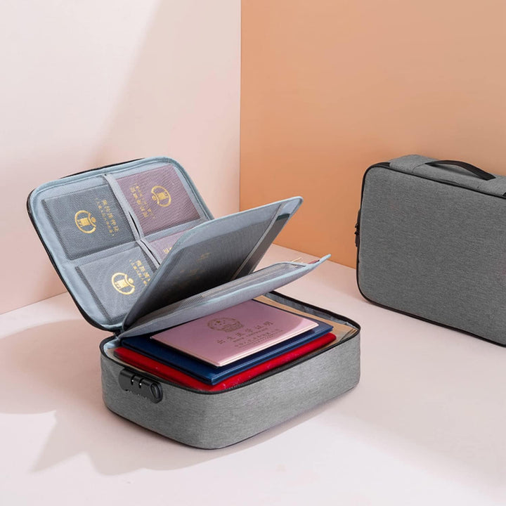 Document Organizer, Multi-Layer Storage Pouch