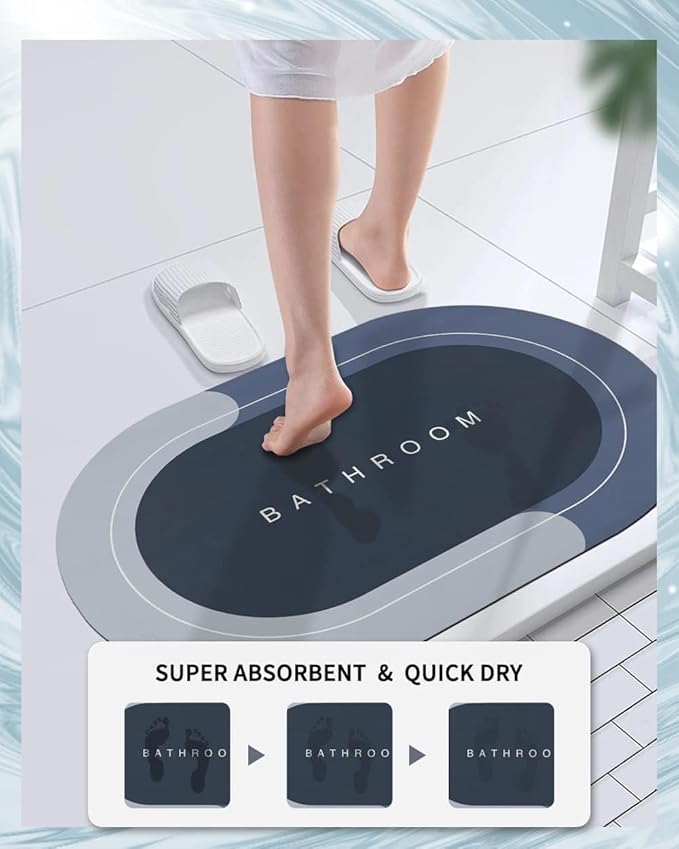 Bathroom Print Door Mat