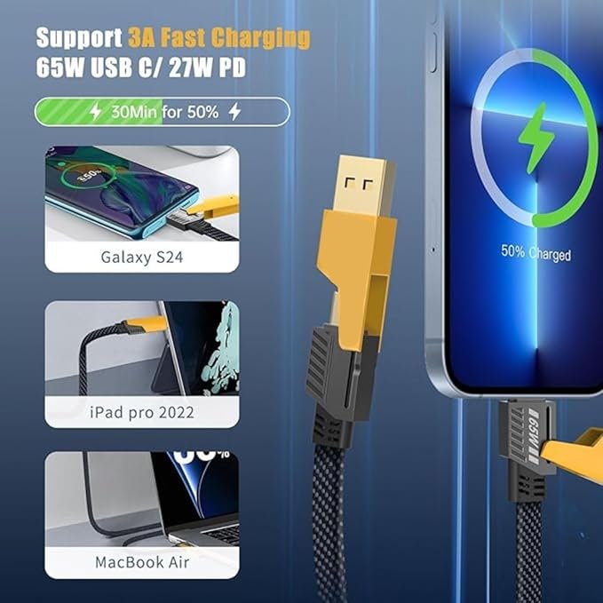4 in 1 Fast Charging Cable