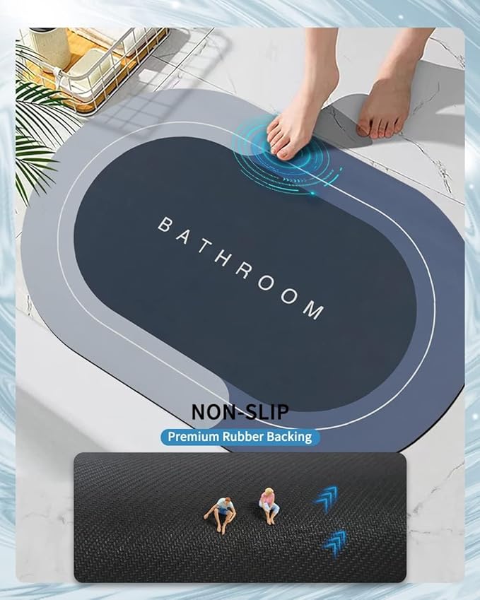 Bathroom Print Door Mat
