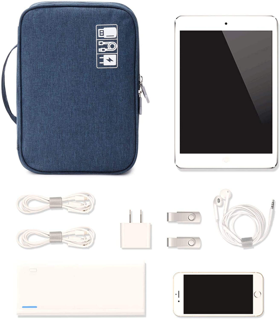 Double Layer Electronic Gadget Organizer