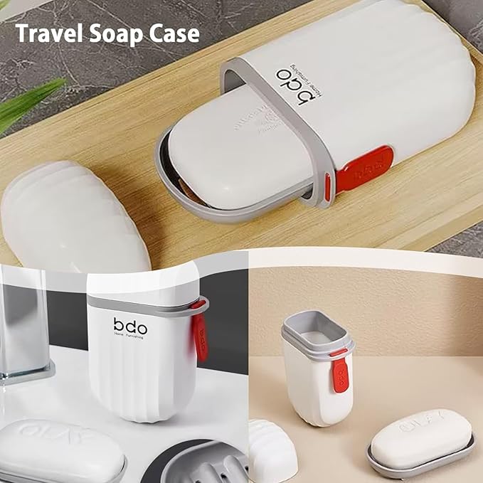Travel Soap Holder 2Pcs