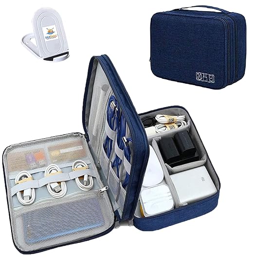 Double Layer Electronic Gadget Organizer