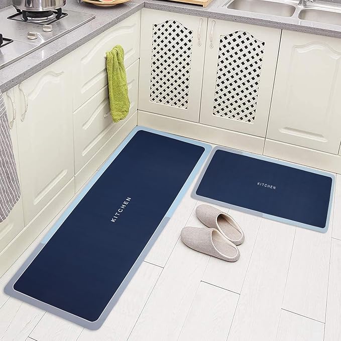 Kitchen Mats for Floor Set of 2